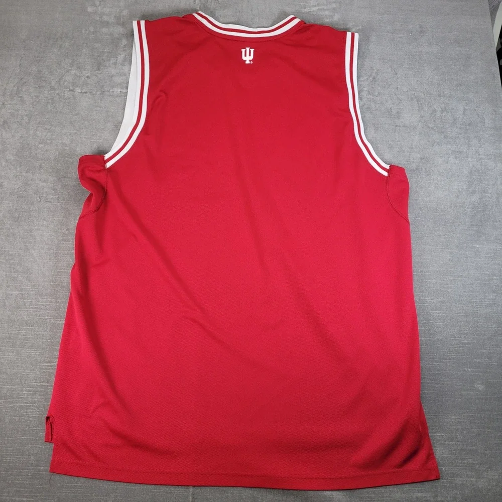 Adidas Indiana Hoosiers Basketball Jersey Tank Top Men's 3XL‎ Red